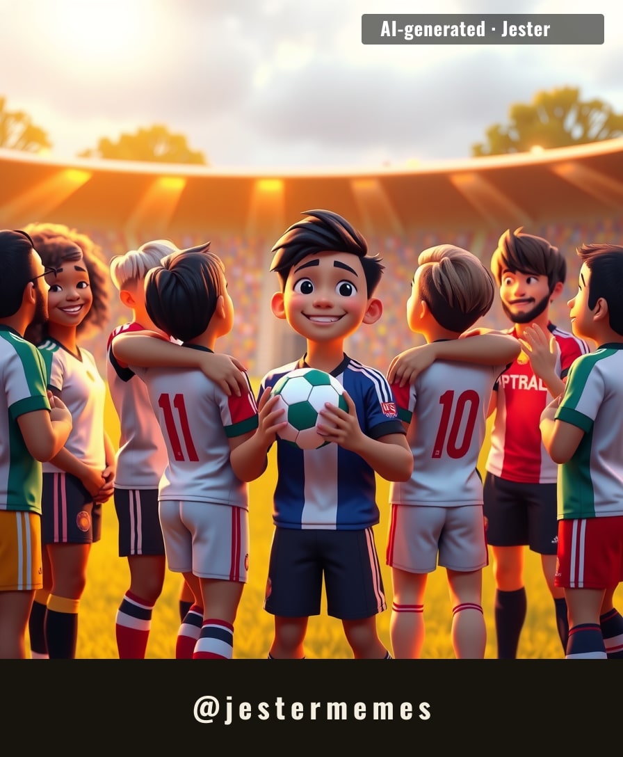 Who knew the beautiful game could also be a beautiful refuge?