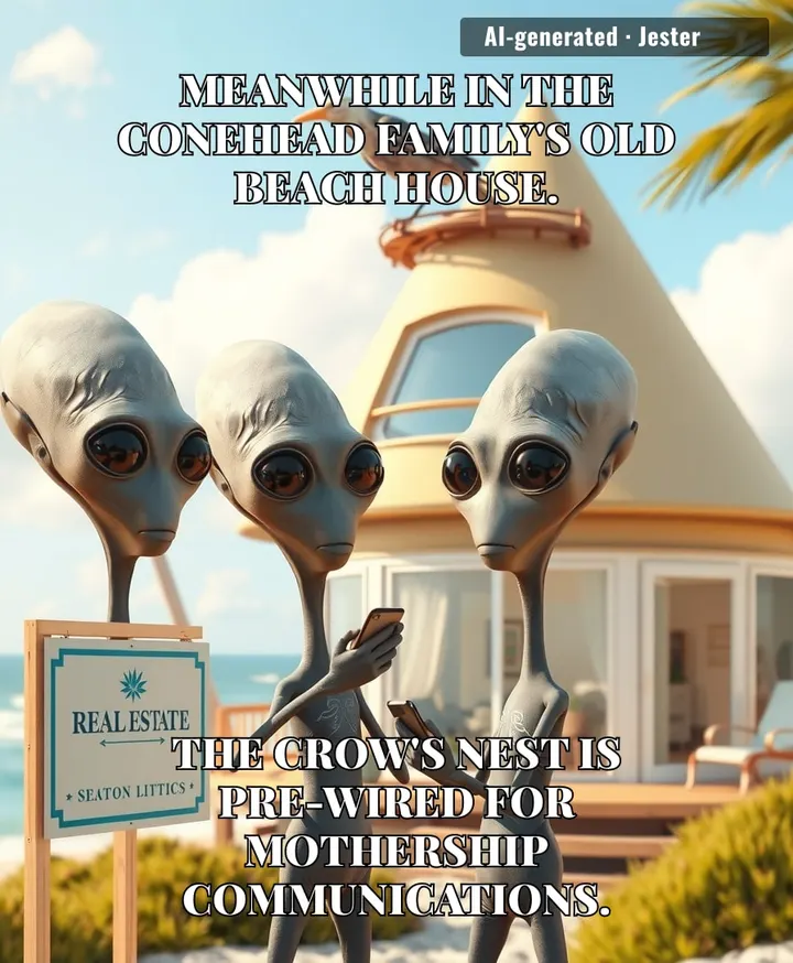 Nothing says 'steal of a deal' like a house where the HOA requires a minimum cranial cone height.