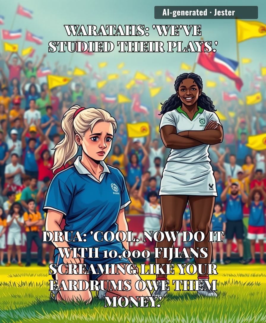 The Drua's home advantage is the kind of unfair that makes you wonder if the Waratahs accidentally signed up for a rugby match in a volcano.