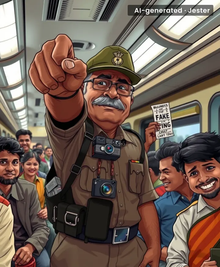 Body cameras for ticket checkers — finally, Indian Railways finds a way to make ticketless passengers pay for their own viral fame.