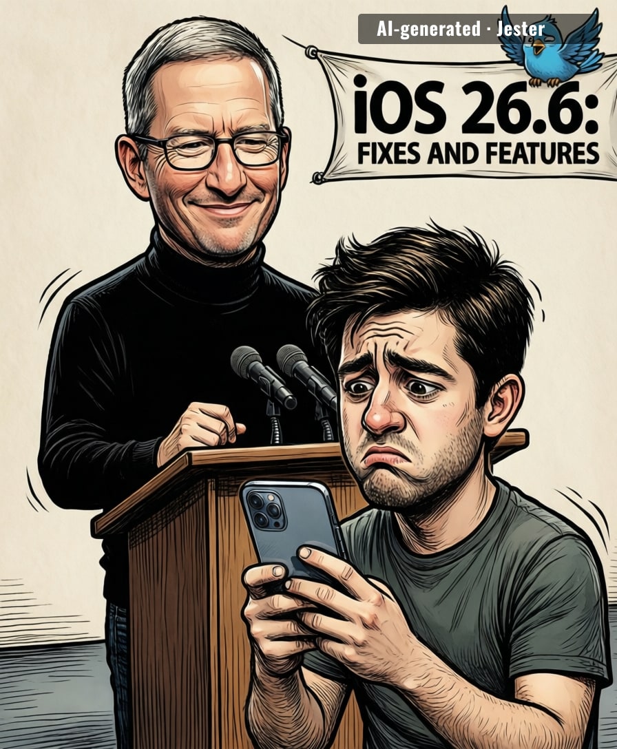 The only thing 'fixed' in iOS 26.6 is the typo in the changelog that said 'major improvements'.