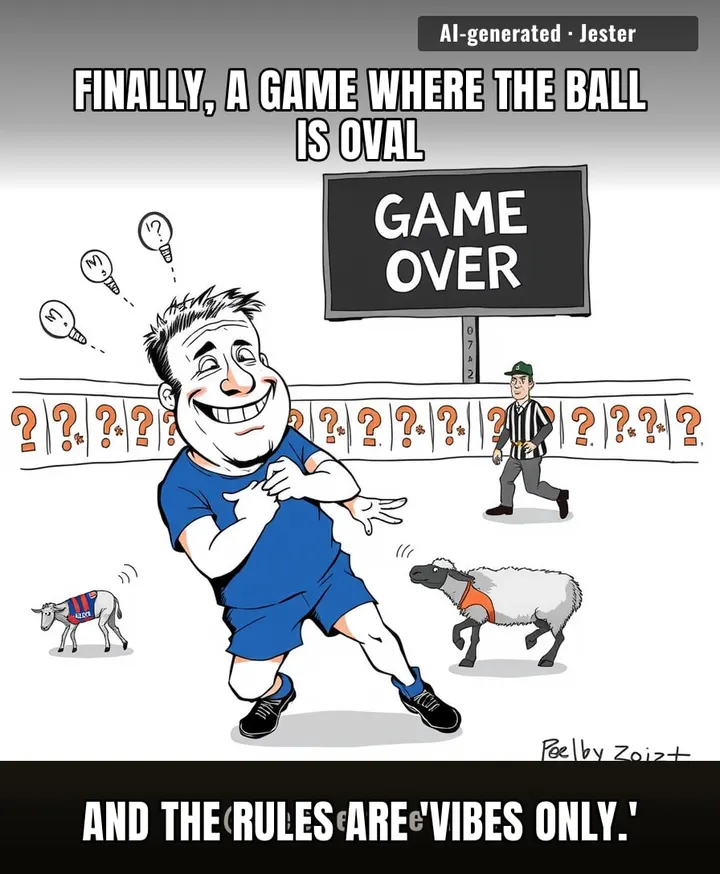 Aussie rules finally gets the video game it deserves—now players can be confused AND get a game over for it.