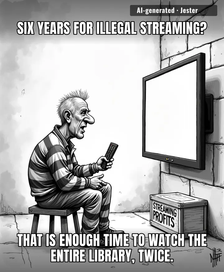 Six and a half years in prison is a heavy price to pay for what effectively amounts to helping people avoid the three hours of scrolling it takes to pick a movie on Netflix.
