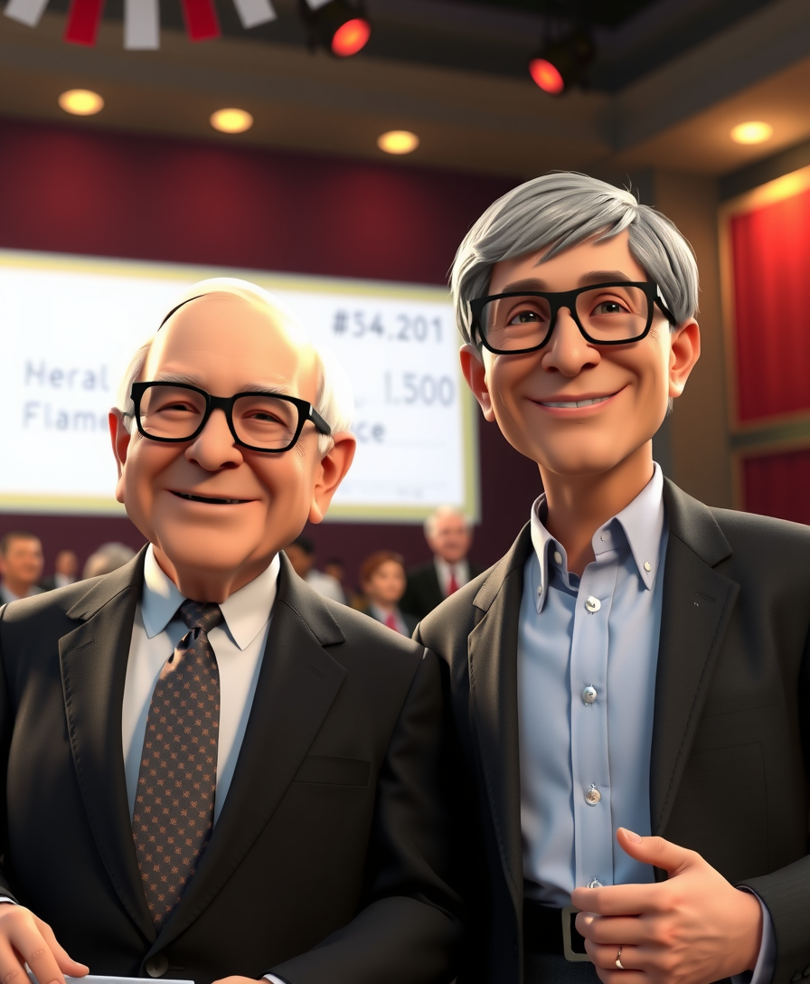 HE GAVE AWAY $43 BILLION WITH HIM. THEN HE FOUND OUT ABOUT THE FRIEND.