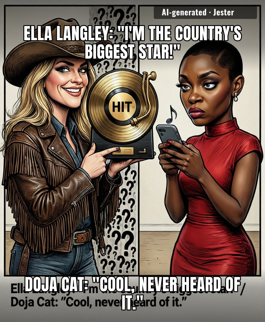Doja Cat's music taste is like a Venn diagram where one circle is just Keith Urban's 2004 hit.