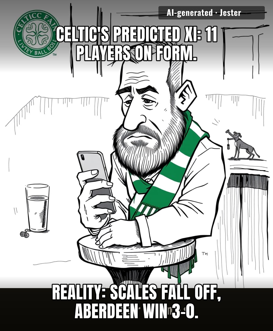 Celtic's lineup is so predictable even the opposition's already celebrating.