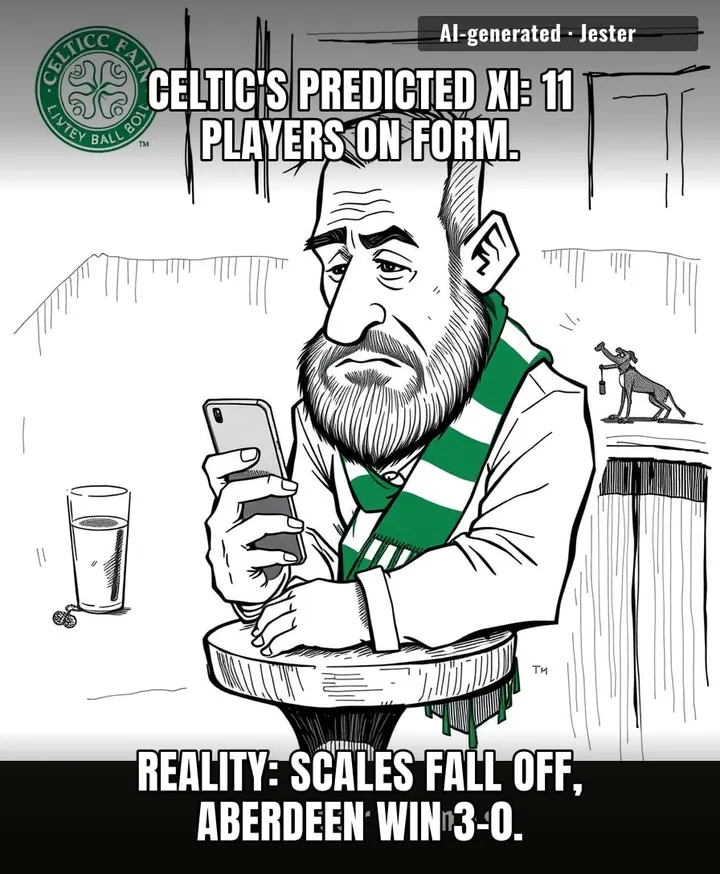 Celtic's lineup is so predictable even the opposition's already celebrating.