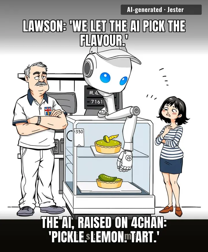 AI hasn't turned on us. It just has the palate of a pregnant raccoon.