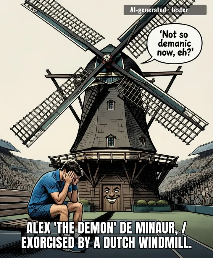 De Minaur's US Open ended like my gym motivation — gone after the first round, and somehow still ranked top 10.