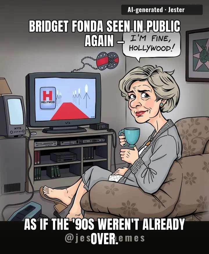 She's been retired so long, her comeback is just a sighting.