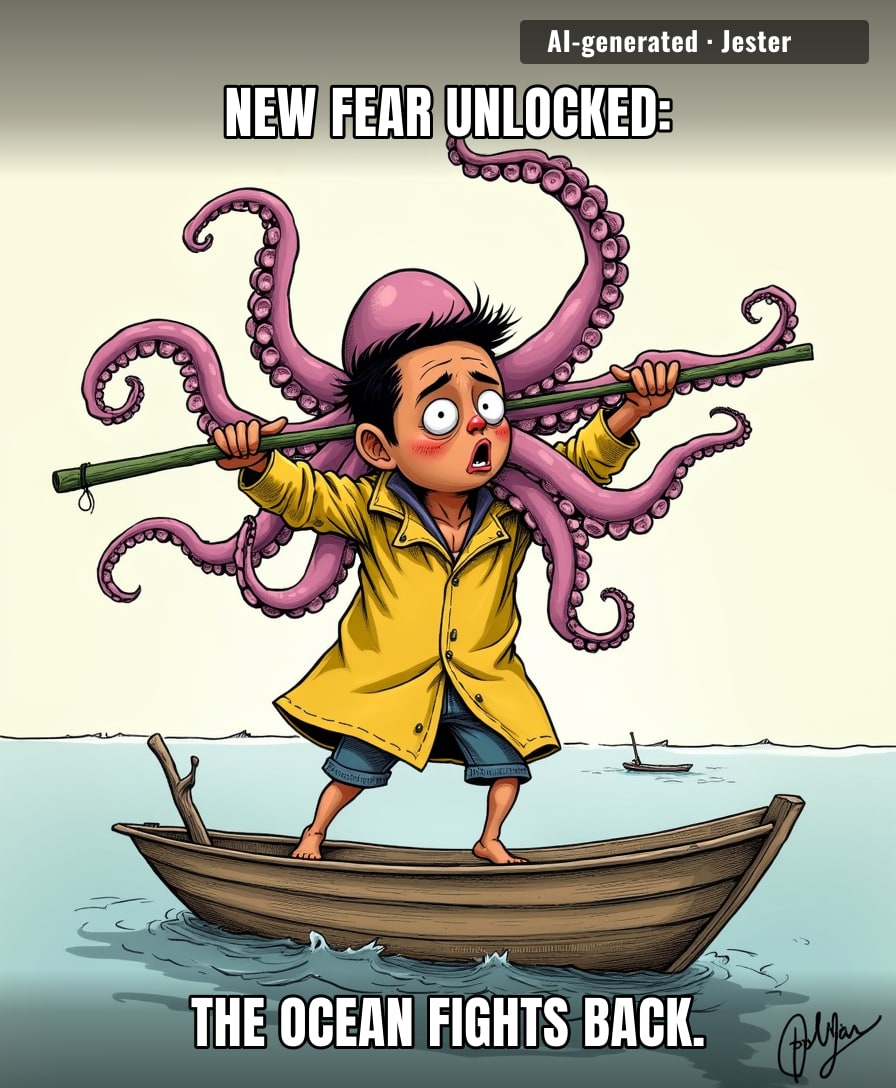 The one time a fisherman wishes he'd caught a mermaid.