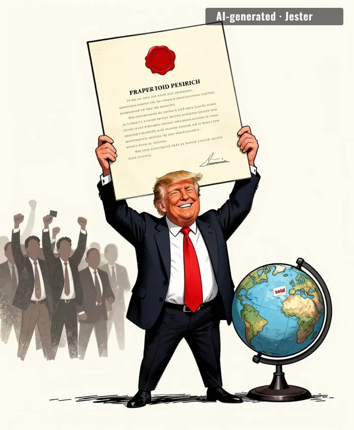 he got the deed to a country that still has its original owner.