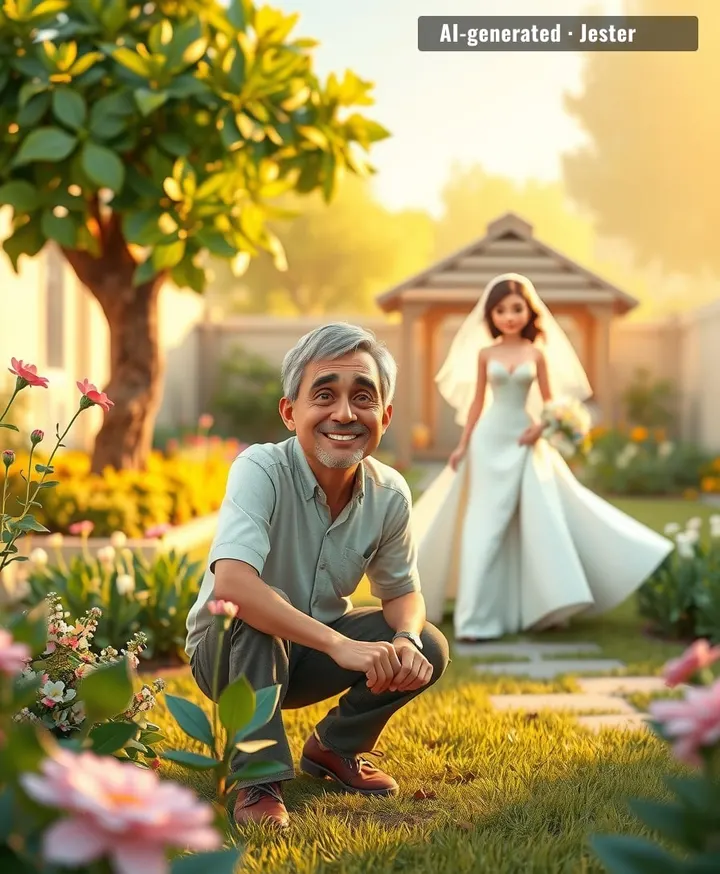 Eight months of weeding and watering: the real father-of-the-bride speech.