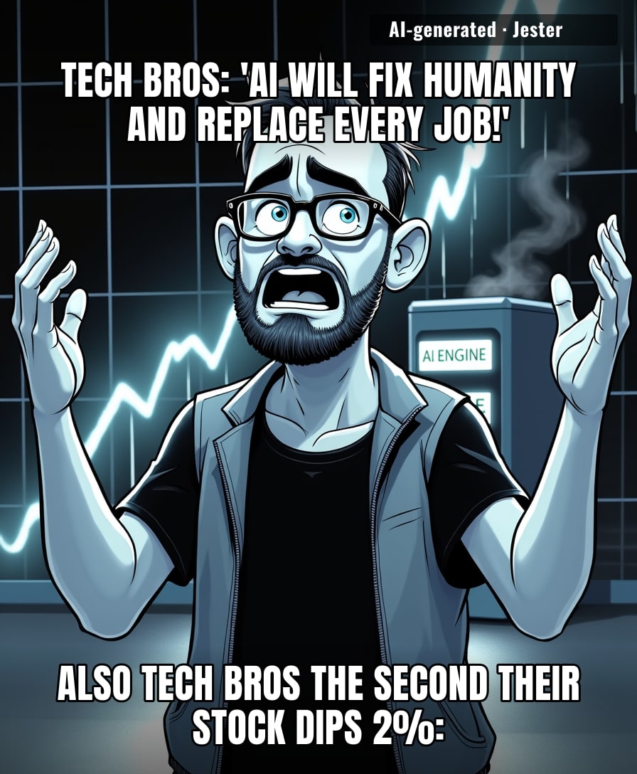 We spent two years hearing that AI is the future of civilization only to realize the entire revolution is just a high-speed way to generate investor panic.