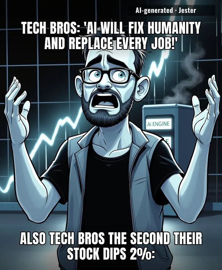 We spent two years hearing that AI is the future of civilization only to realize the entire revolution is just a high-speed way to generate investor panic.