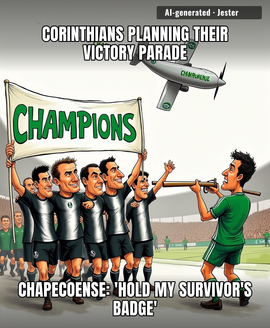 Chapecoense's game plan: let Corinthians underestimate them, then strike like a 3 a.m. fridge raid.