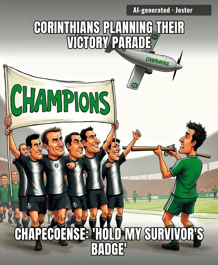 Chapecoense's game plan: let Corinthians underestimate them, then strike like a 3 a.m. fridge raid.