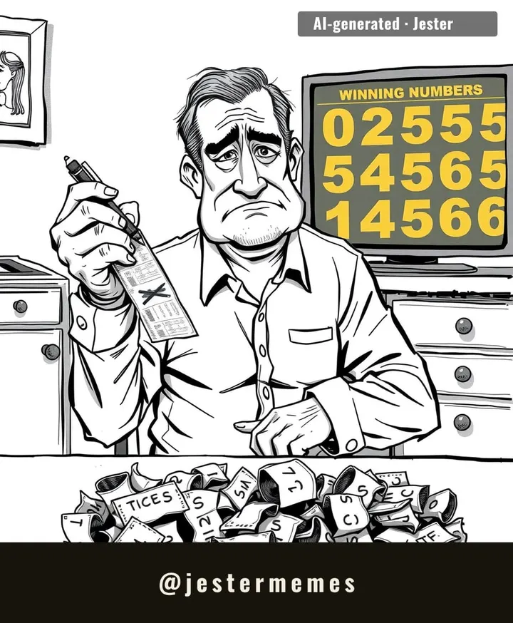 The lottery is the only time you can get 5 out of 6 right and still feel like a total failure.