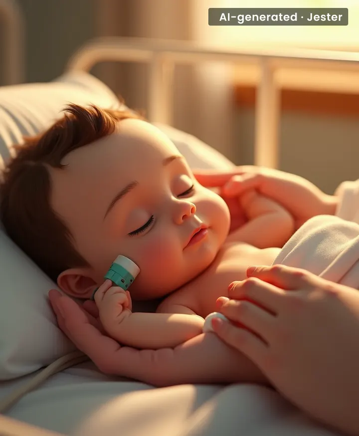 This 11-month-old turned a 1% survival chance into a 100% miracle. Tiny but tough.