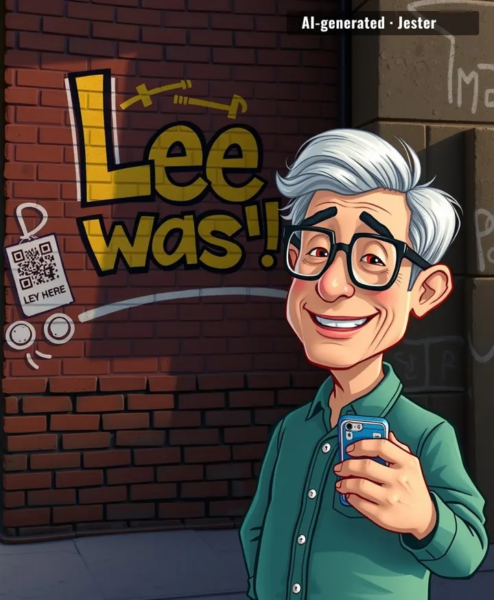 Lee just turned a spray can into a resume.