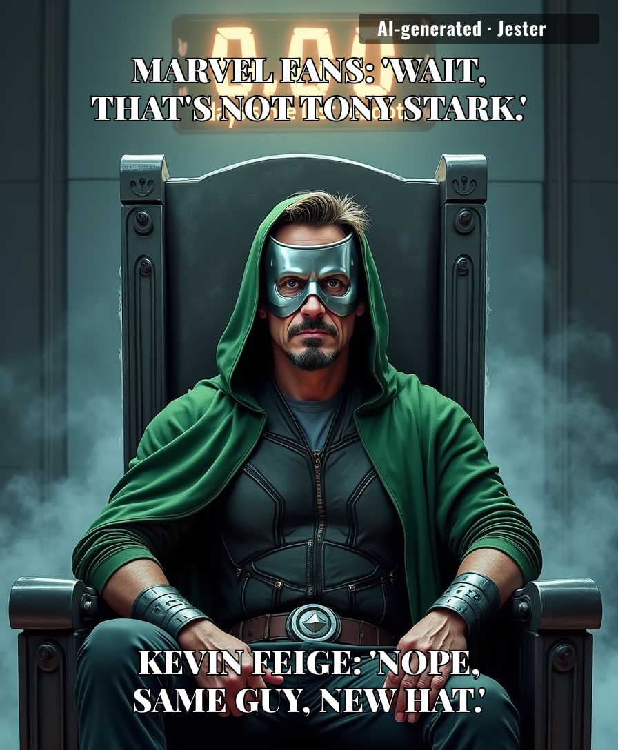 Robert Downey Jr. playing Doctor Doom is Marvel's version of having your ex show up at a party with a fake moustache.