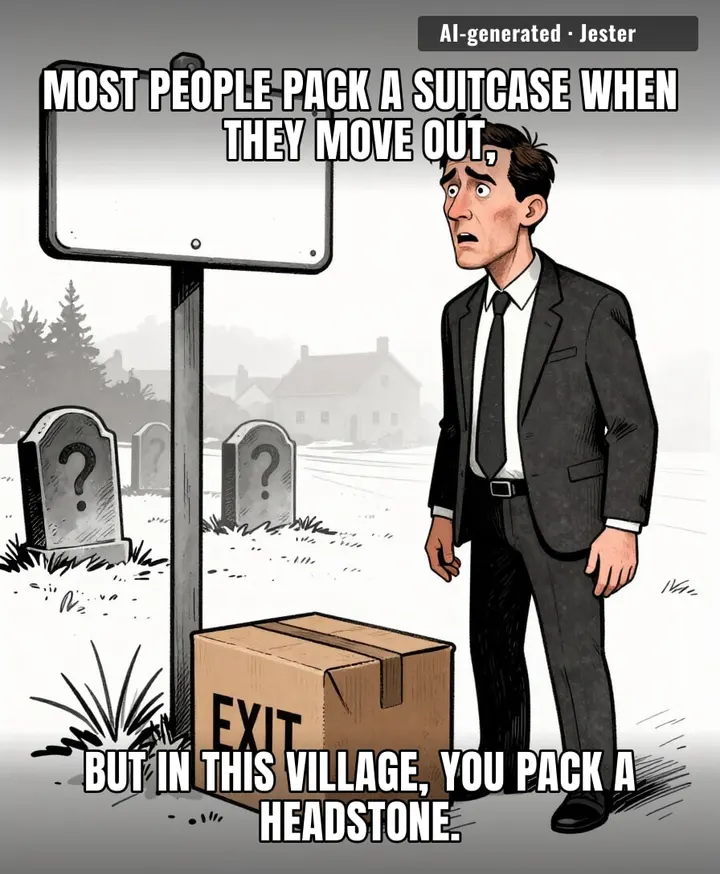 The only way out of Emmerdale is a plot twist or a casket, and honestly, the casket has better job security.