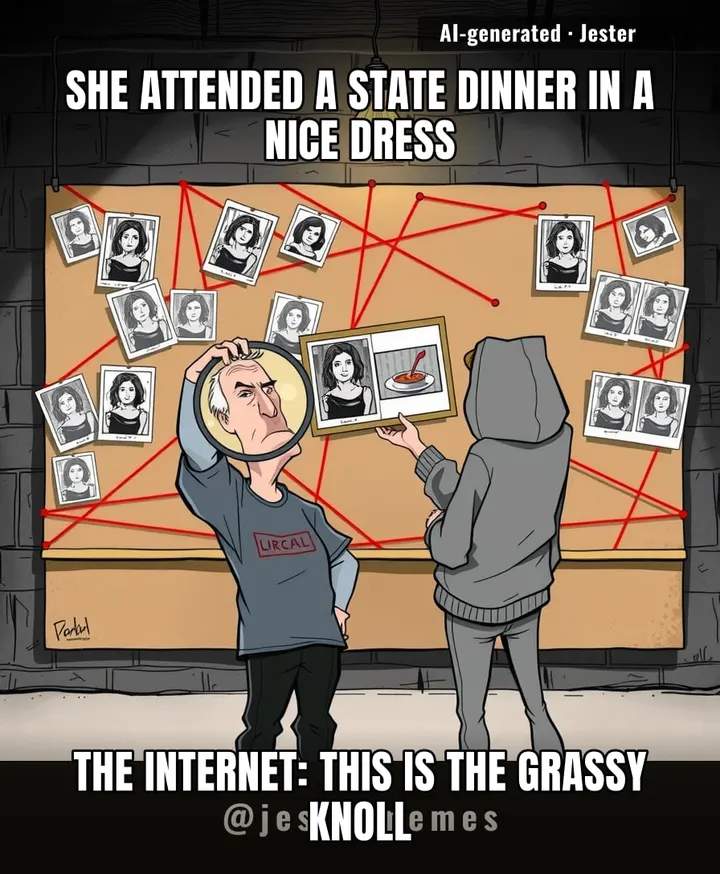 Susan Dell is the first conspiracy theory with a decent tailor.