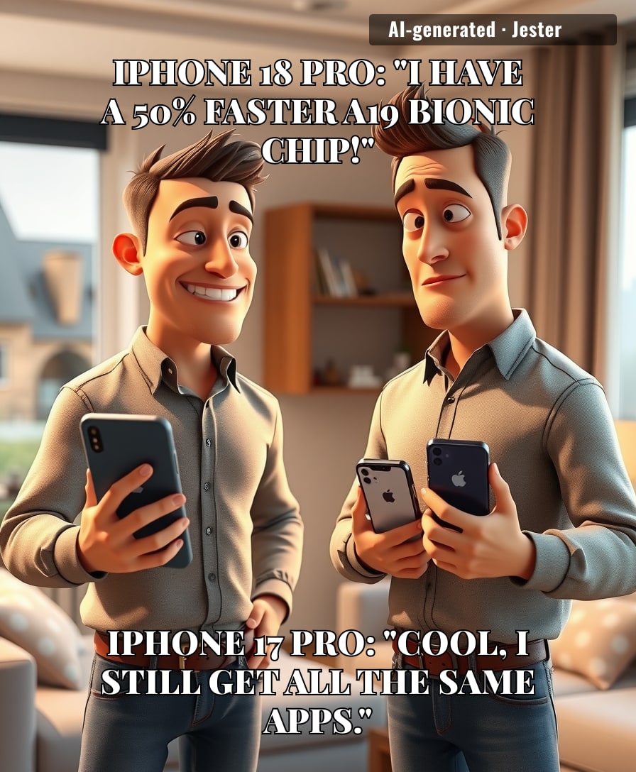 The iPhone 18 Pro is Apple's reminder that 'innovation' is just a synonym for 'new number.'