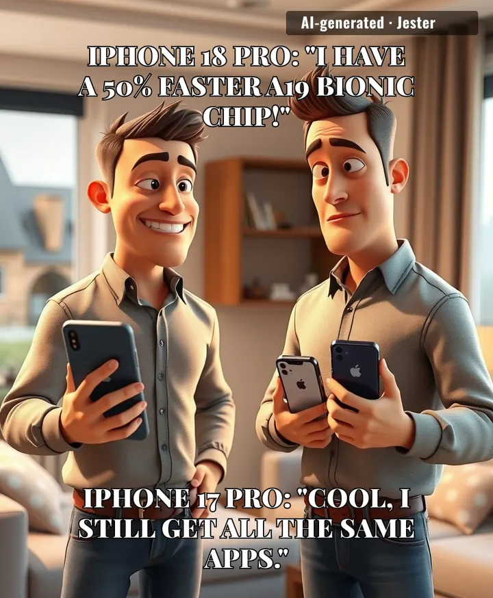The iPhone 18 Pro is Apple's reminder that 'innovation' is just a synonym for 'new number.'