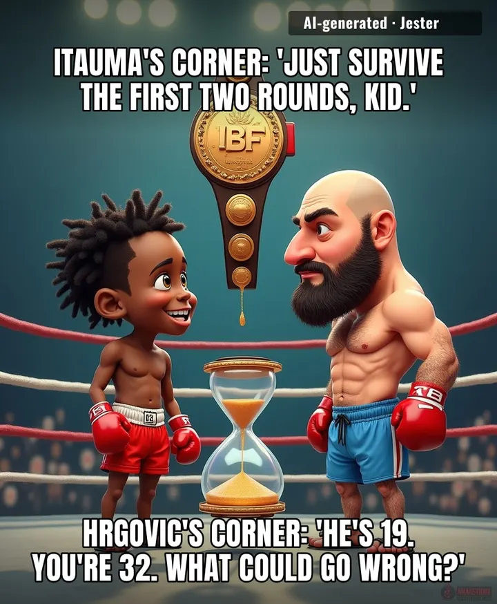 Hrgovic's corner game plan: 'He's 19, he'll gas out' — famous last words before a teenager turns you into a highlight reel.