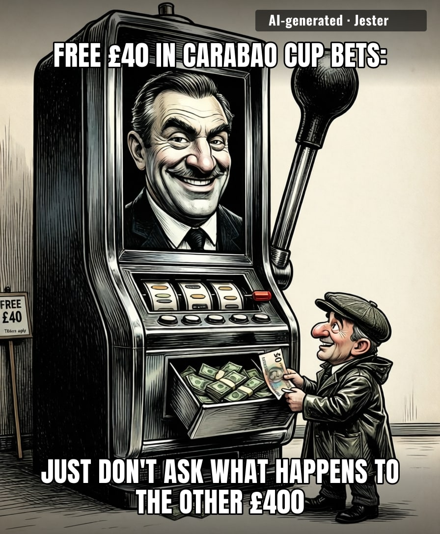BetMGM's offering £40 in free bets, which is just their way of saying 'we'll take that back by halftime.'