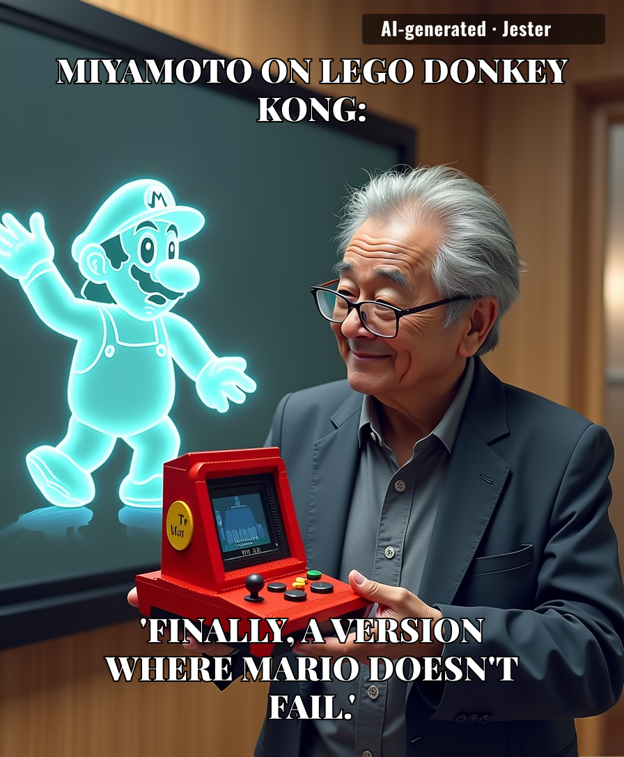 The only Donkey Kong product that has ever satisfied Miyamoto is the one that doesn't require Mario to actually succeed.