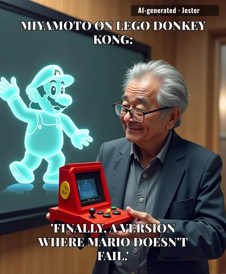 The only Donkey Kong product that has ever satisfied Miyamoto is the one that doesn't require Mario to actually succeed.