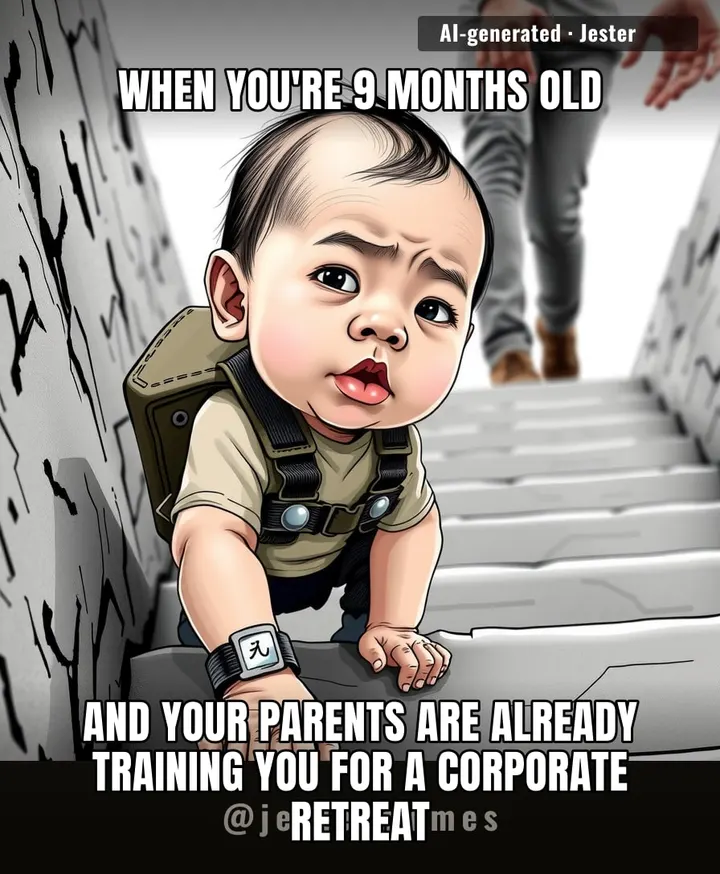 toddlers are the only demographic left that isn't completely burnt out by the grindset.