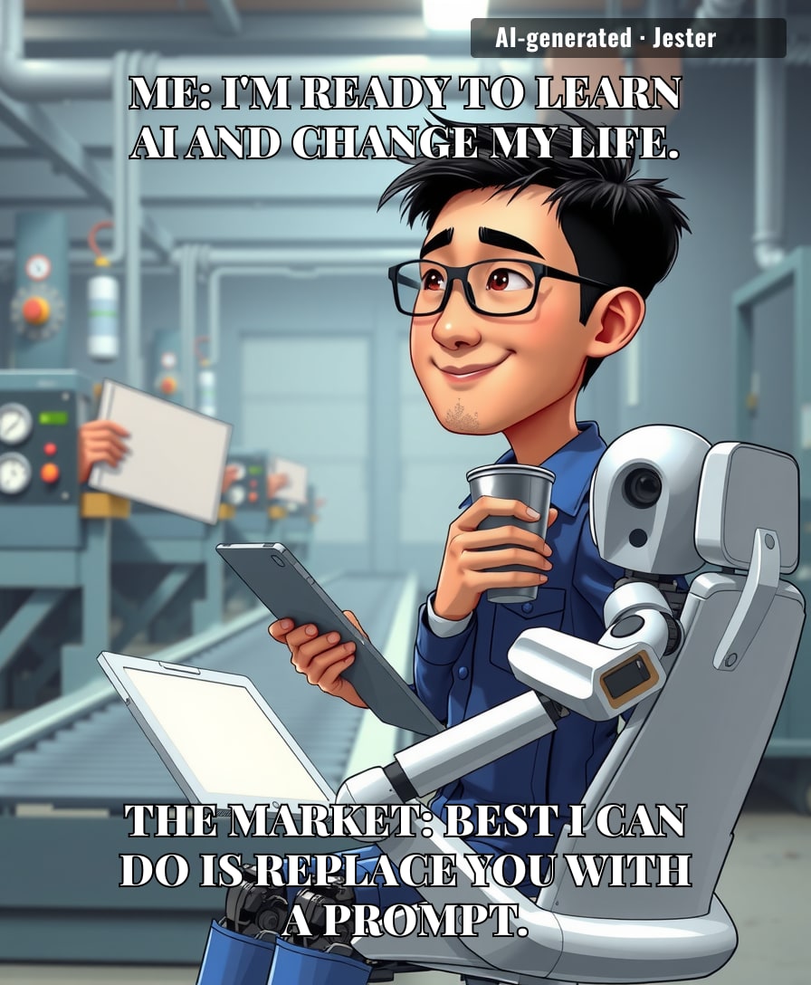 Finally, a way to outsource the crushing existential dread of a dead-end job to an algorithm that doesn't need a lunch break.
