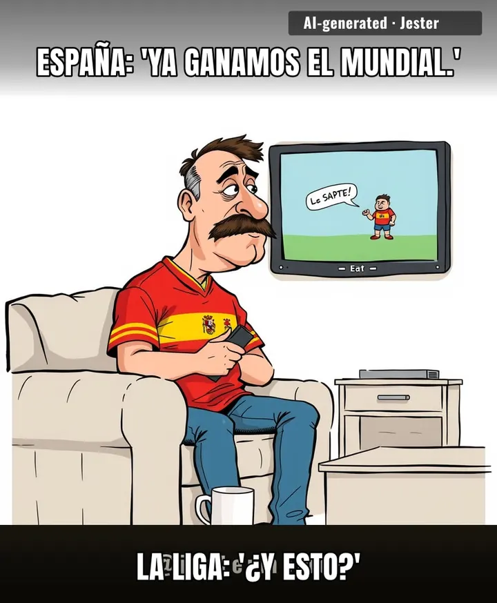 Spain won the World Cup and still has to watch Levante play, which is basically winning a Nobel Prize and then having to do your taxes.