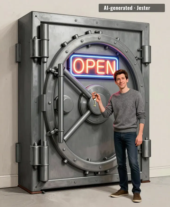 openAI's new transparency initiative: the door says open, the lock says no.