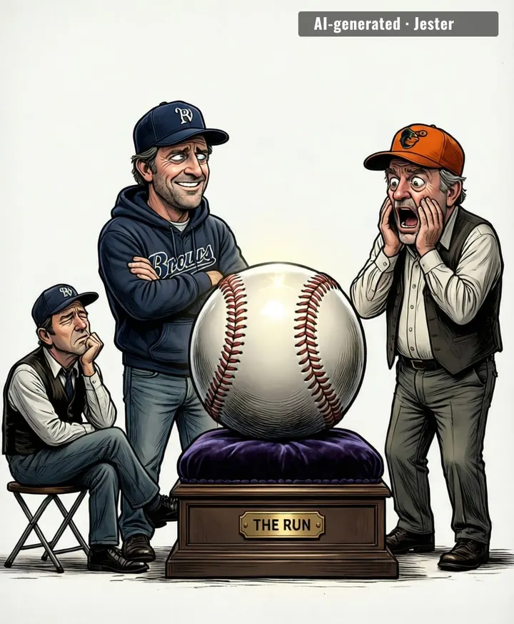 four hours of broadcast for one run. ESPN called it a pitcher's duel. it was a hostage situation.