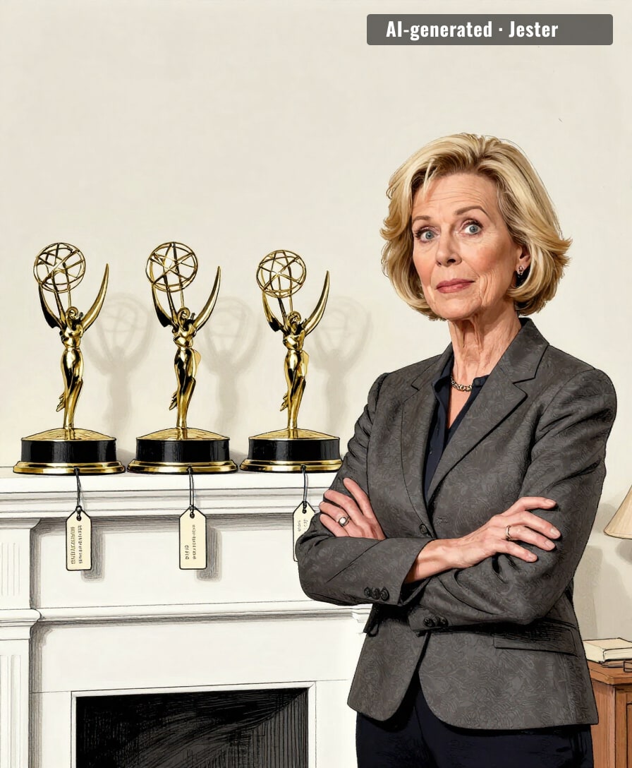 four Emmys, still no raise — turns out trophies don't scan at the ATM.