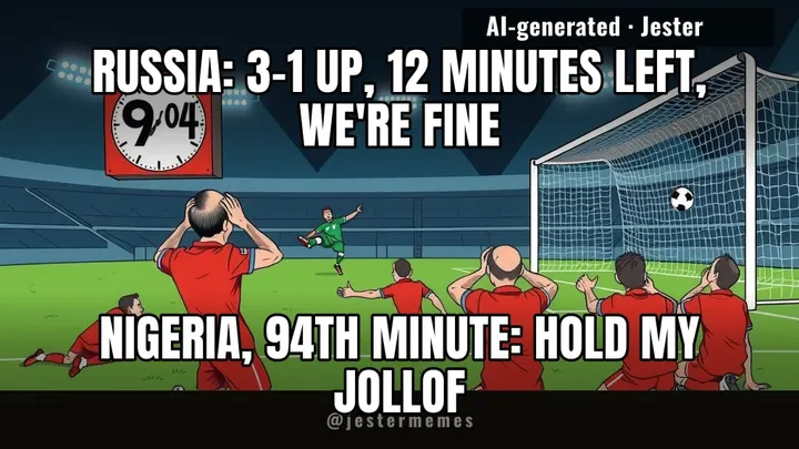 redemption arc: a 3-3 draw in a friendly nobody will remember.