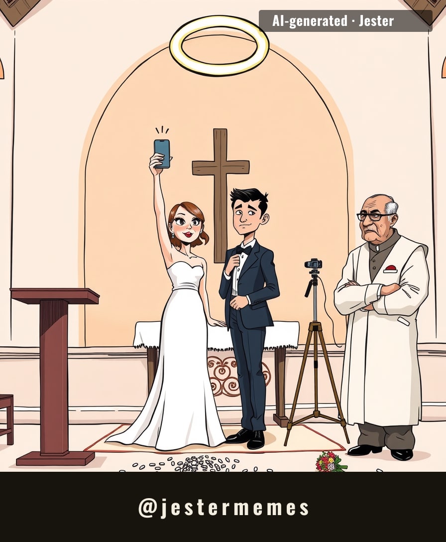 the algorithm is the only one who said I do.
