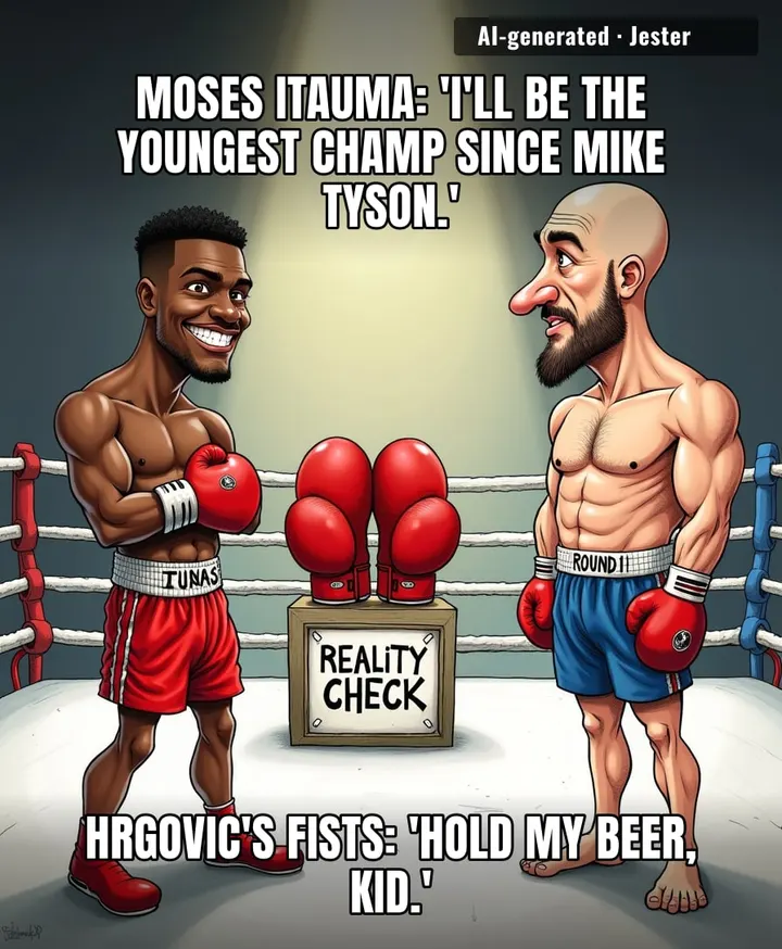 Moses Itauma is so confident he's already picking out his championship belt, but he forgot to check if Hrgovic's fists got the memo.