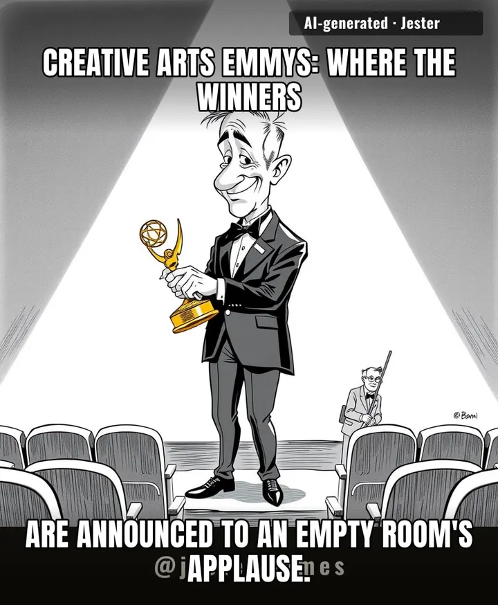The Creative Arts Emmys are the only awards show where the red carpet is just a hallway to the craft services table.