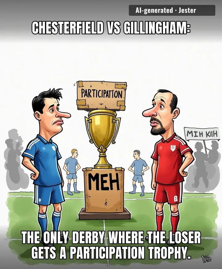 In League Two, the real rivalry is who gets to complain about the pitch first.