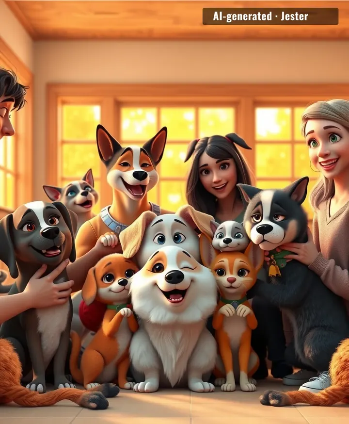 When you've got 11 rescue animals and only one of them is willing to sign the lease.