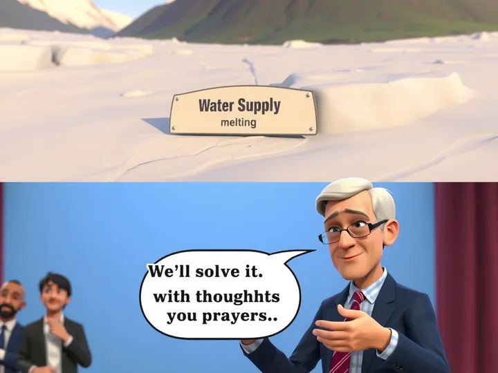 When the glacier's gone but the excuses remain.