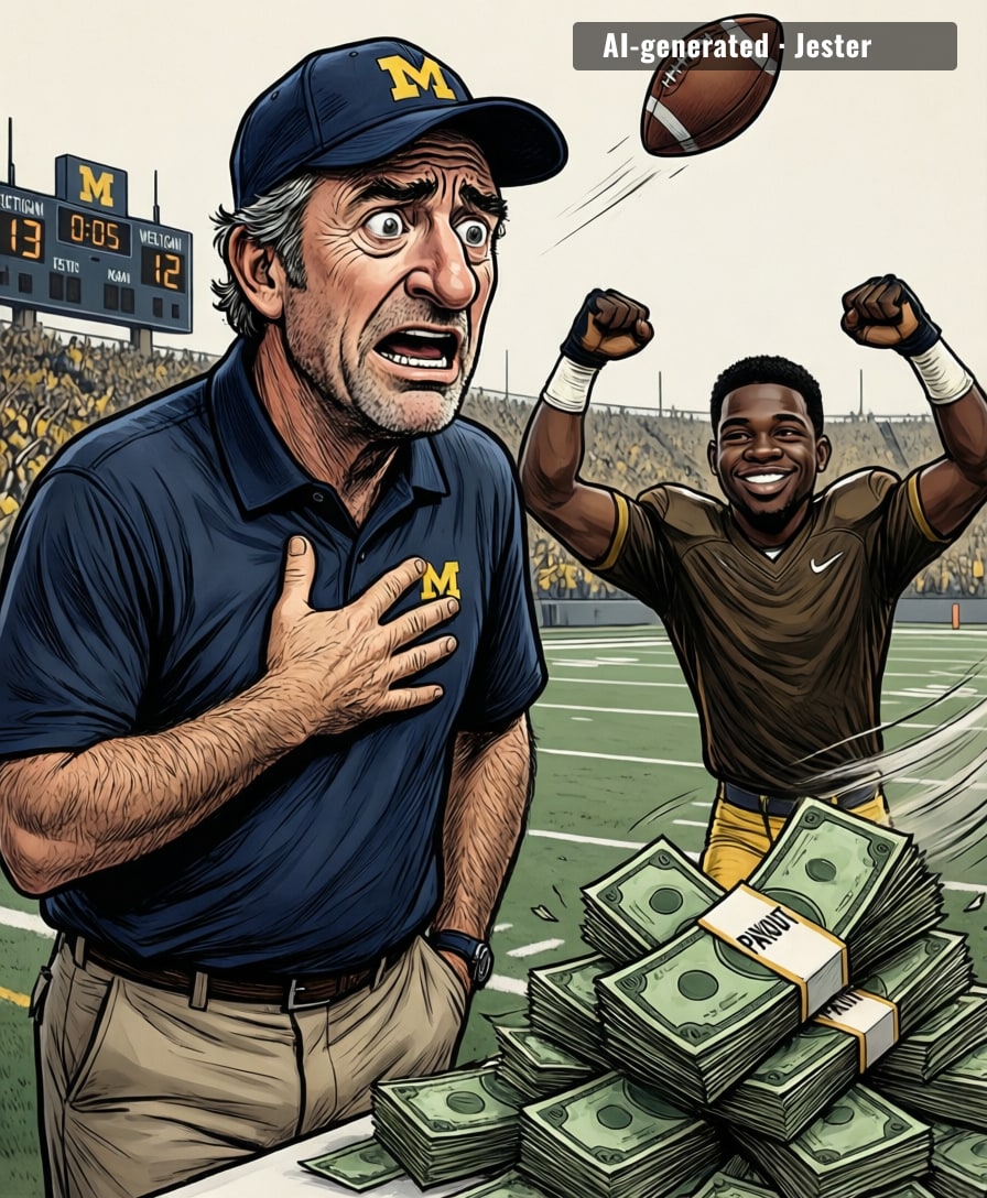 Paying $1.9M to almost lose is the most efficient way to buy a heart attack since the last Michigan game.