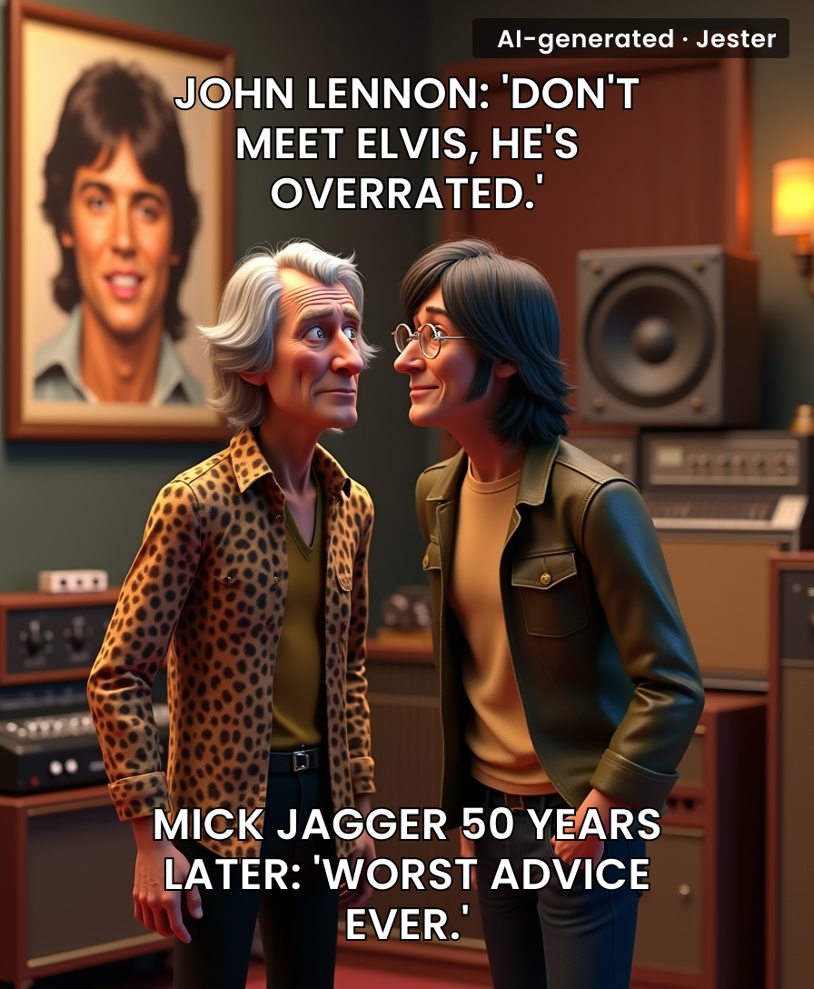 Mick Jagger took life advice from a man who thought 'Revolution 9' was a hit.