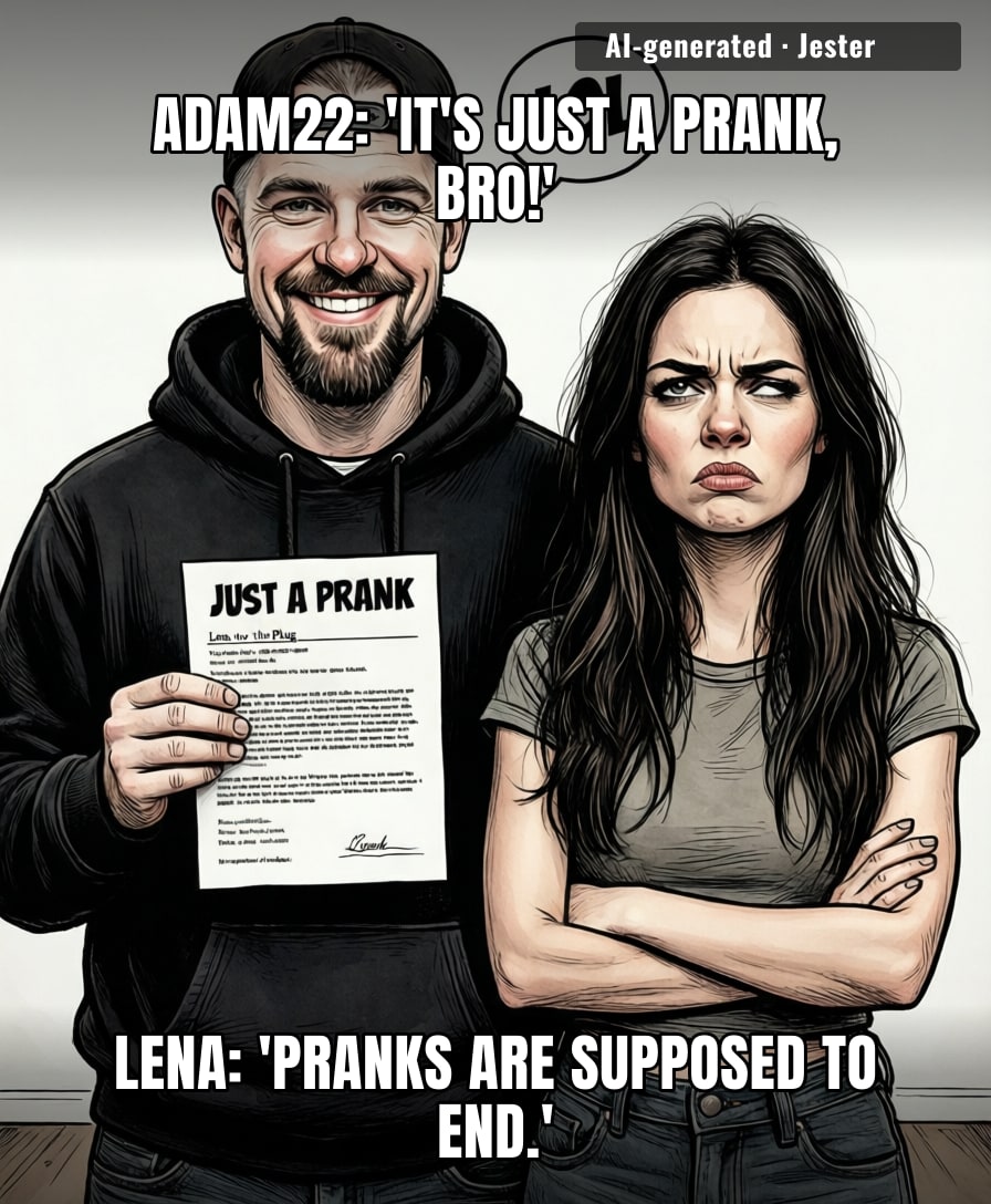 Nothing says 'we're solid' like fake-filing divorce papers for engagement bait.