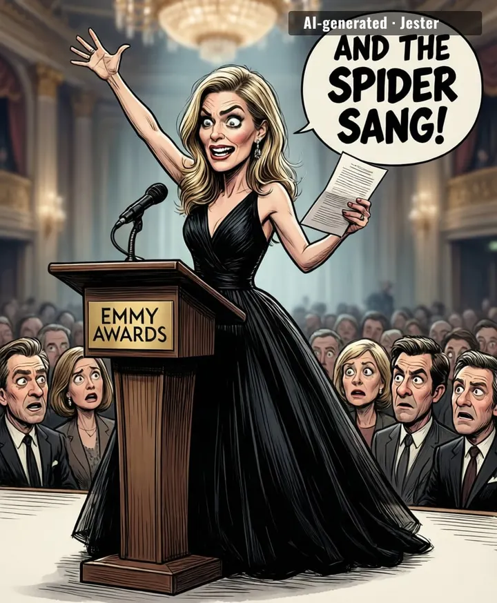 The Emmys gave her a live mic and she treated it like a therapy session with a poetry degree.